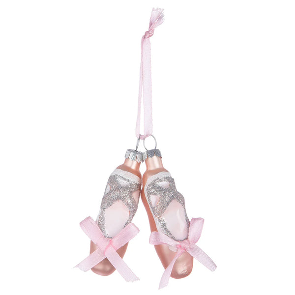 Roze ballerina kerstbal