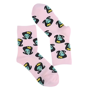 Martian Princess Pink Socks