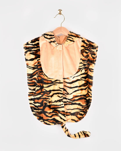 Mini cape tigre pour enfants 1 à 4 ans, tailles 86-110
