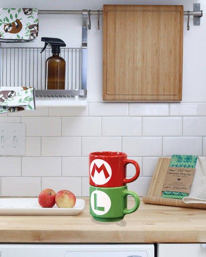 Super Mario Luigi &amp; Mario Stackable Cup Set