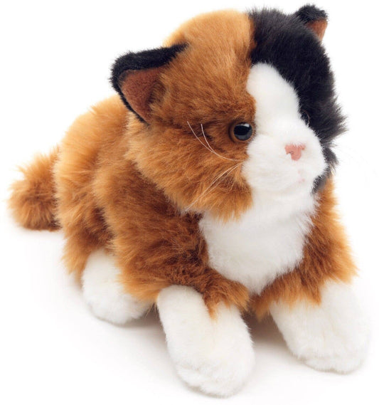 Peluche Chat couché (Calico)