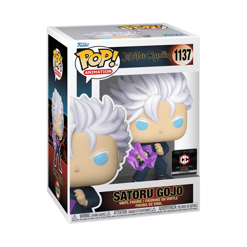 Pop! Satoru Gojo unmasked with Hollow Purple