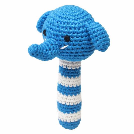 Blue Elephant Rattle