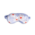 Paars slaapmasker met bloemenprint
