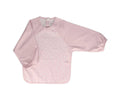 Roze slab met mouwen en bladmotief