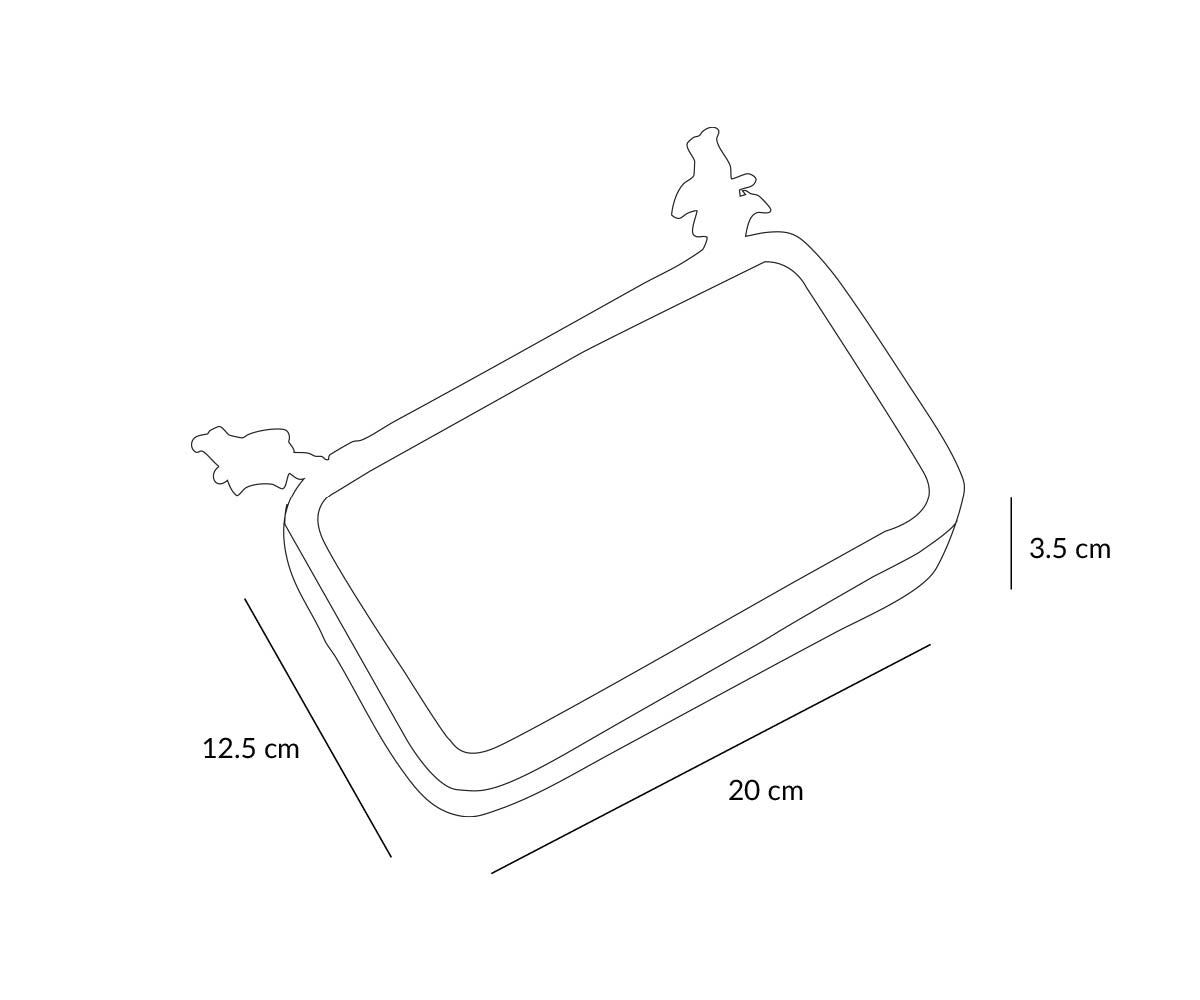 Auto-pennenetui met dubbel compartiment