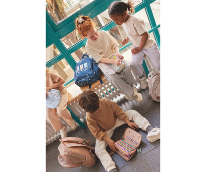 Auto-pennenetui met dubbel compartiment