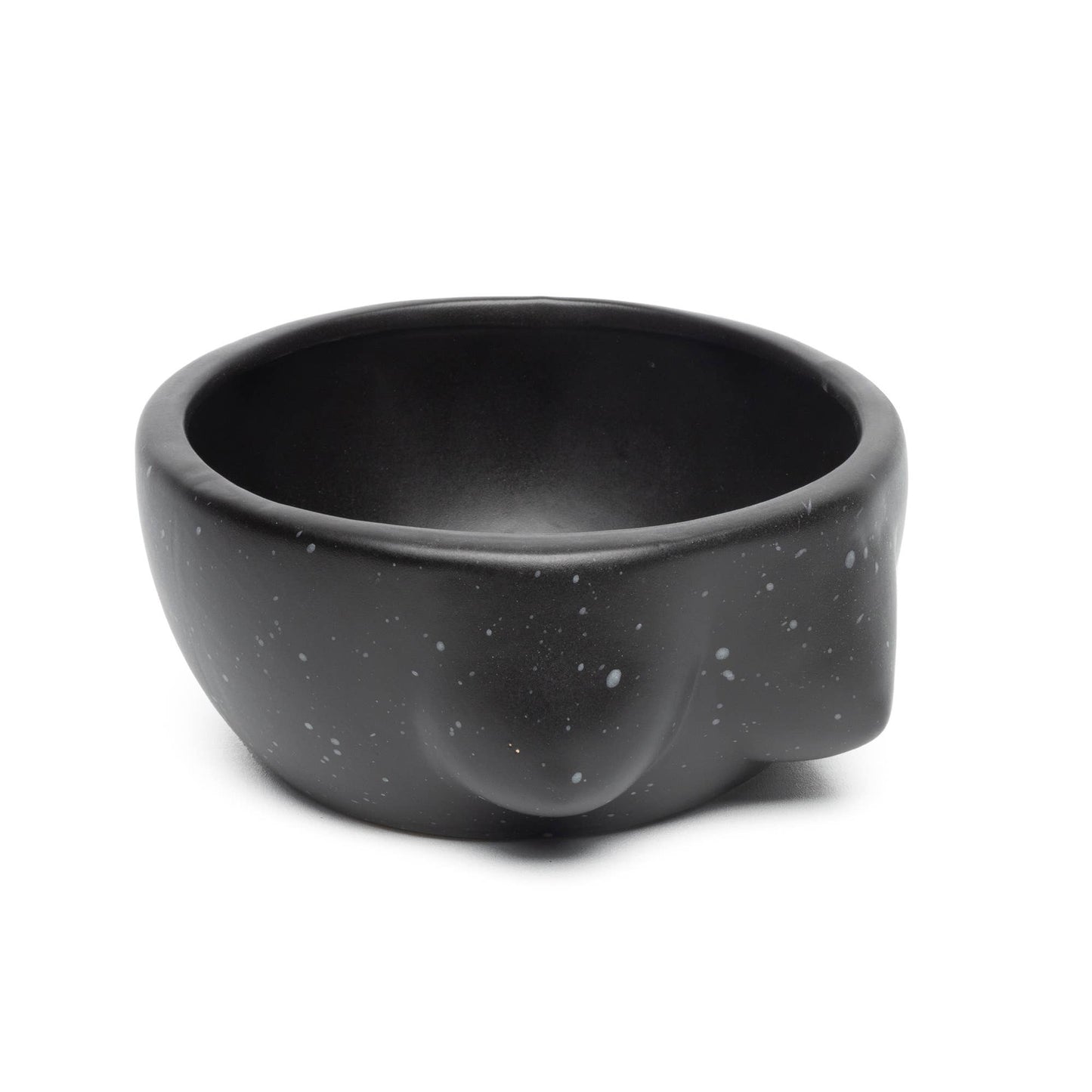 Tits Bol Noir Peint à la Main Helio Ferretti Vue 2