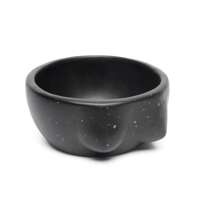 Tits Bol Noir Peint à la Main Helio Ferretti Vue 2