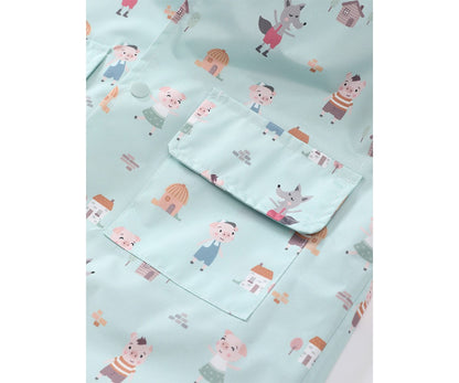 The Three Little Pigs Children's Raincoat