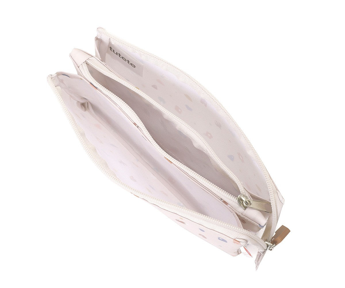 Geometric Nature 3 Compartment Pencil Case