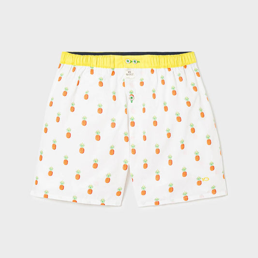 100% Organic Cotton Pineapple Boxer Shorts