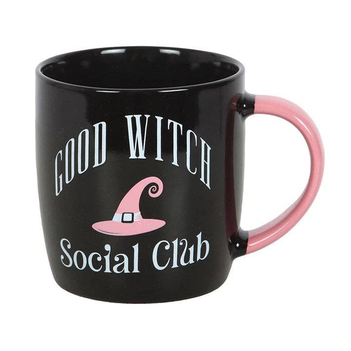 Ensemble de Tasse et Sous-Verre du Club Social des Bonnes Sorcières