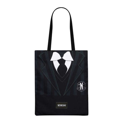 Mercredi Uniform-Sac de Courses Shopping Bag, Noir
