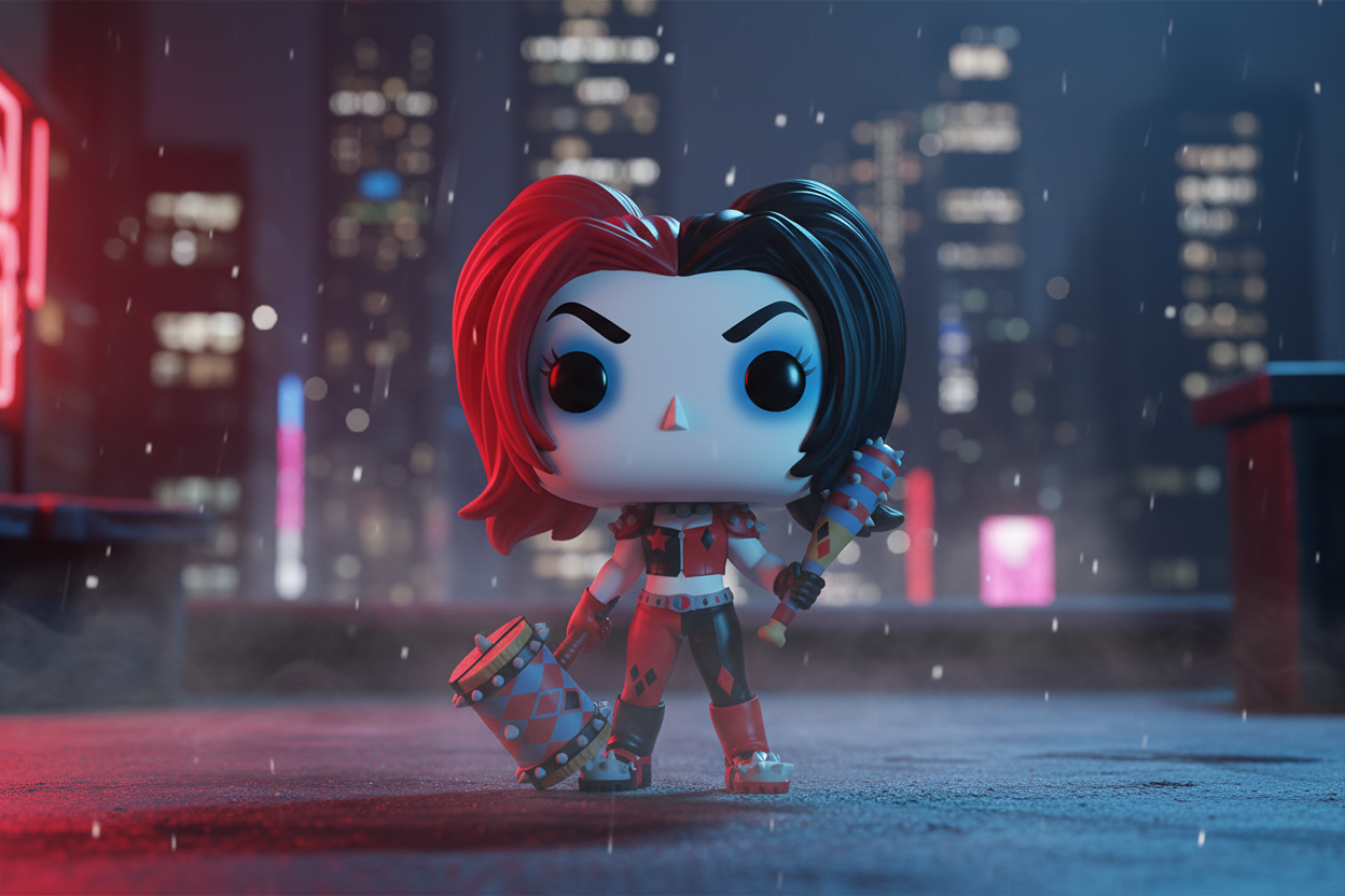 Pop! Harley Quinn met wapens 