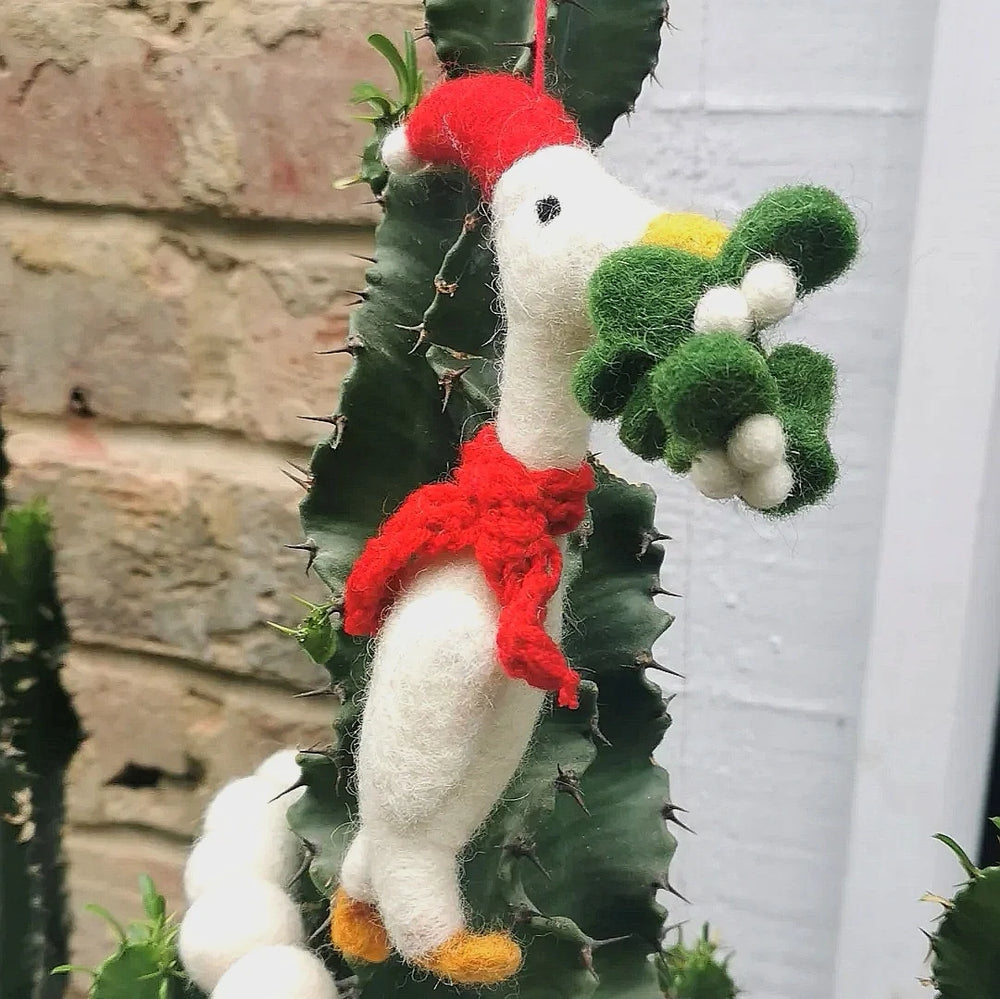 Filz-Weihnachtsanhänger Canard "Christmas Quacker"