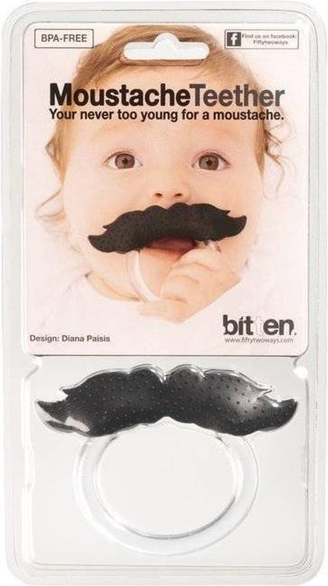 Anneau de Dentition Moustache