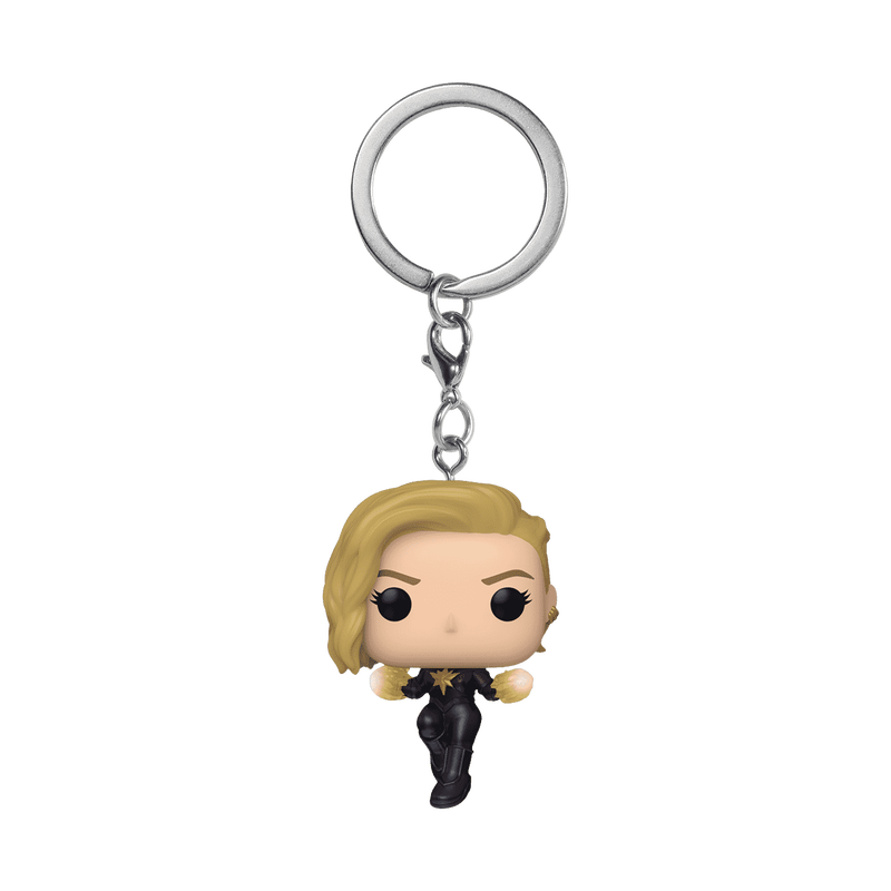 Captain Marvel Pop! Keychain The Marvels porte-clés Pocket POP! Vinyl Captain Marvel 4 cm