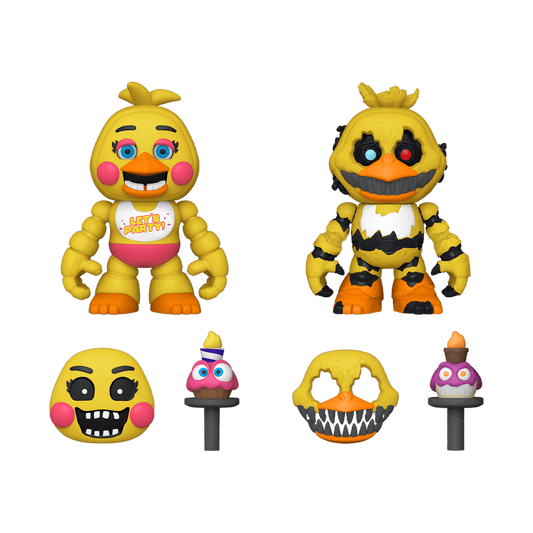 snaps toy chica and nightmare chica 2 pack