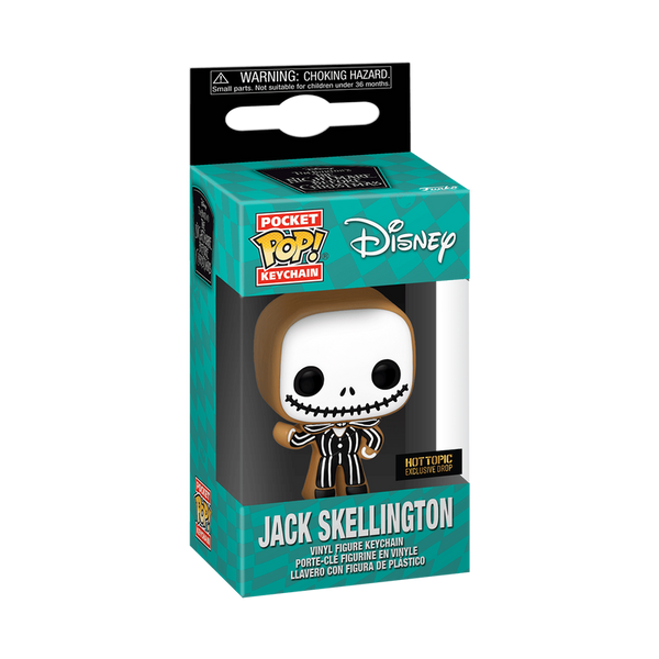 Funko Pop! Keychain Jack Skellington Gingerbread (SE) – L'Étrange Noël de monsieur Jack