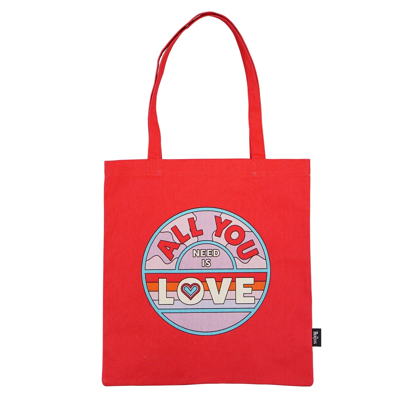 Shopper gemaakt van gerecycled katoen - The Beatles (All You Need is Love)