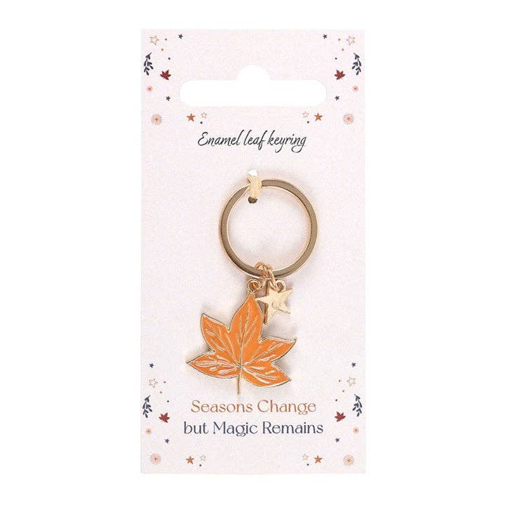 Porte-clés Feuille Magique d'Automne