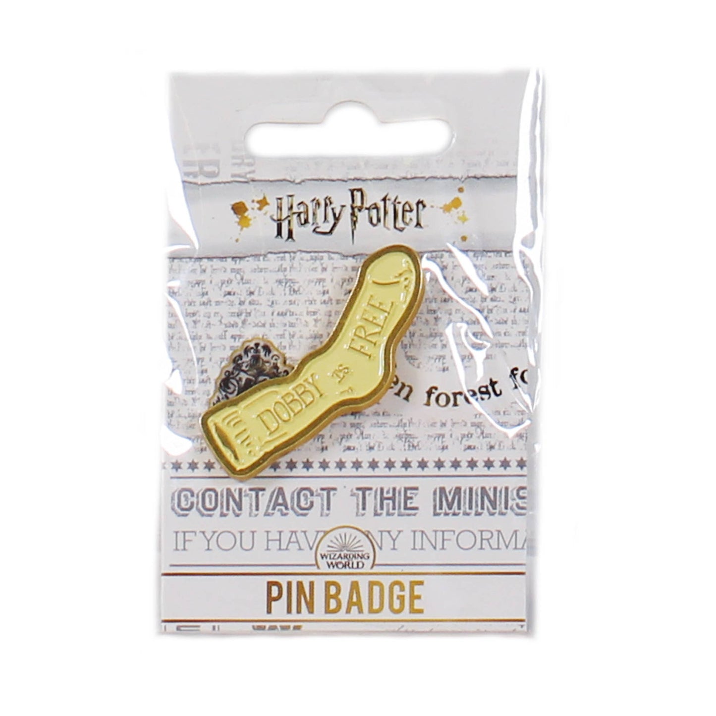 Enamel pin badge - Harry Potter (Dobby)