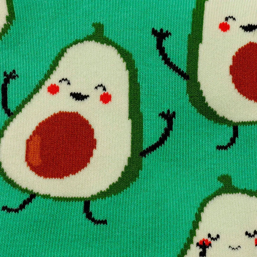 Vrolijke avocado-sokken