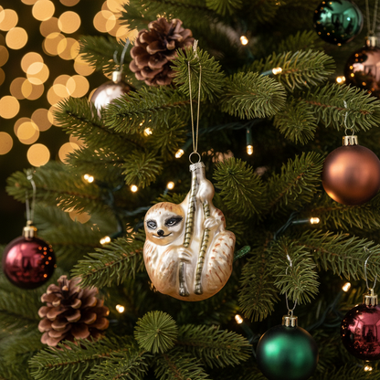 Sloth Christmas Ball