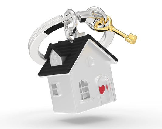 Porte-clés Maison du bonheur