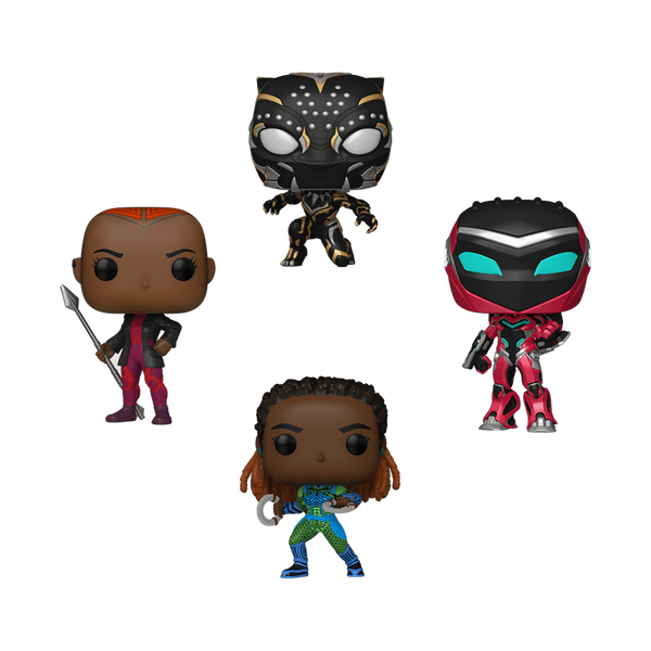 Funko Pop! Black Panther: Wakanda Forever 4-Pack (SE) – Marvel