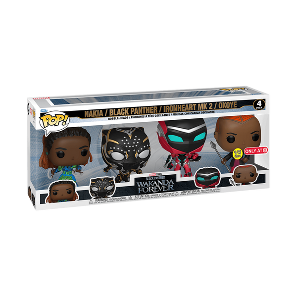 Funko Pop! Black Panther: Wakanda Forever 4-Pack (SE) – Marvel