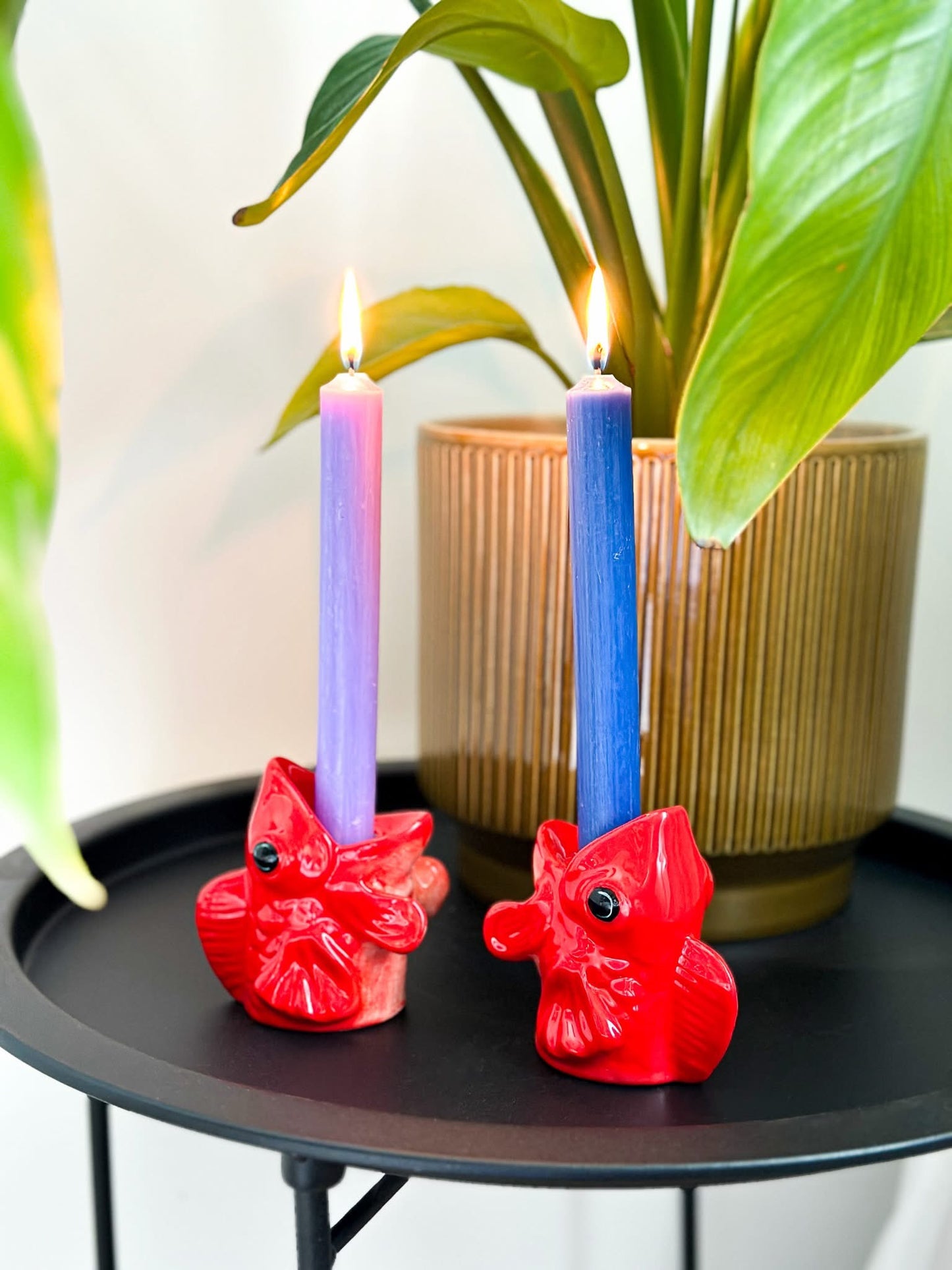 Goldfish Candle Holders