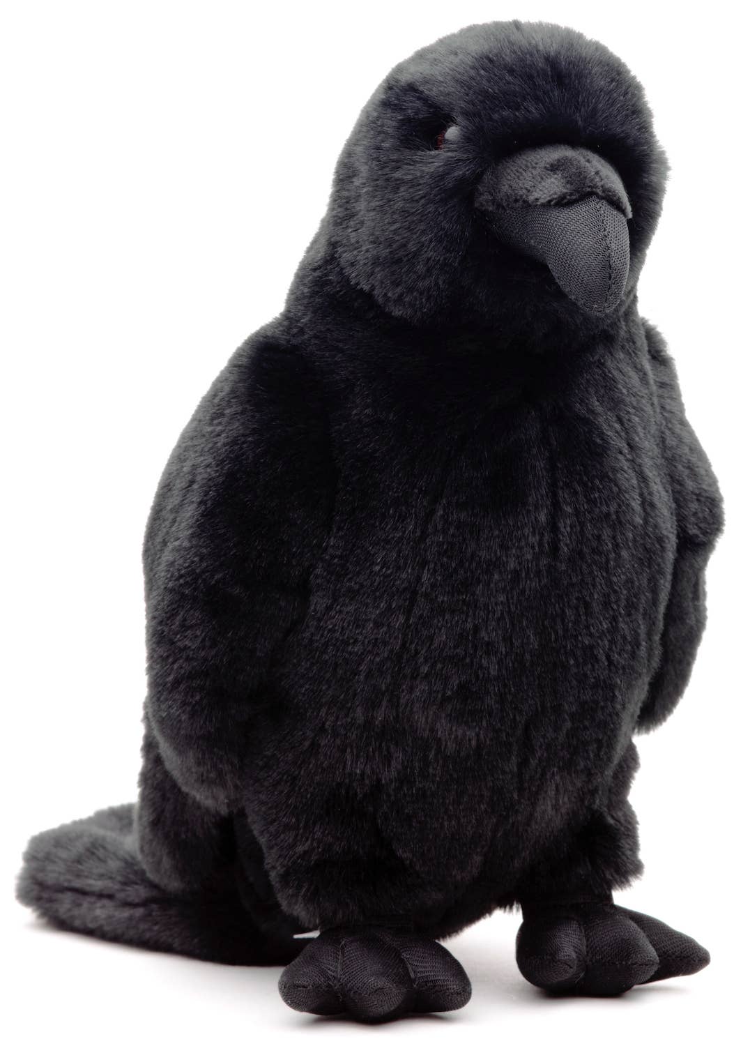 Peluche Corbeau Noir avec Son Chantante