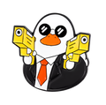 Pin's Ente Blanc Agent Secret