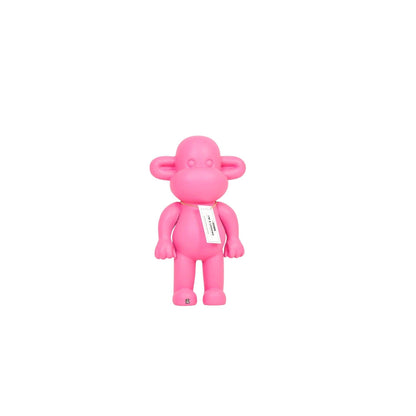 Ornament - Monkey Figurine 'The Legend' - Poly resin - Pink - 20.5x13.5x35cm