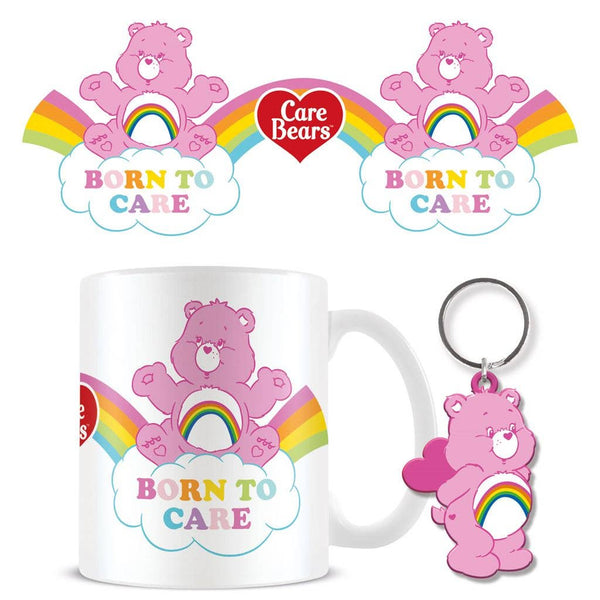 Care Bears Mok & Sleutelhangerset - Born to Care
