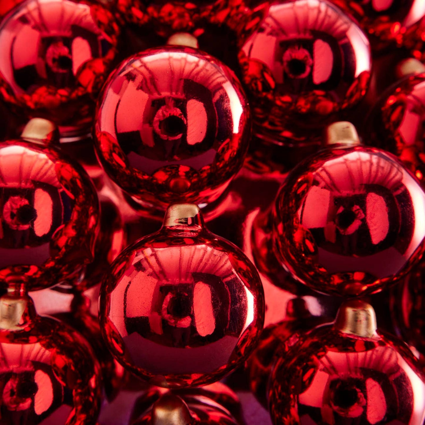 Vase Boule de Noël, Rouge