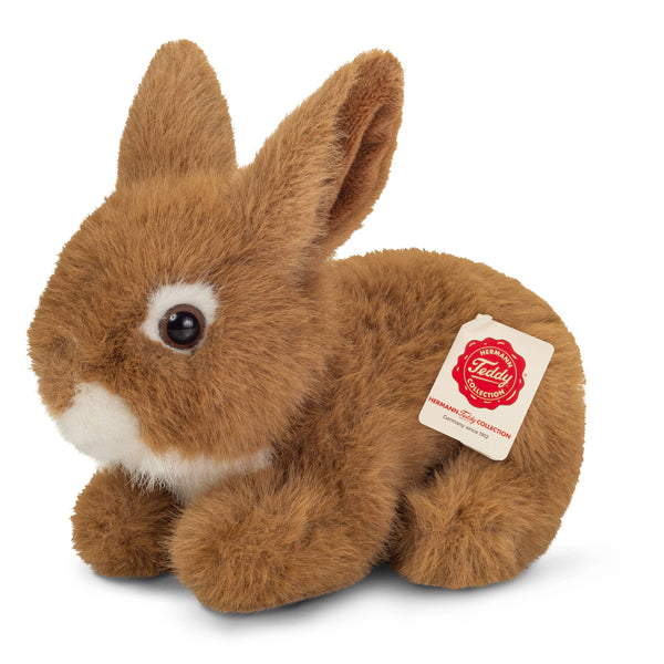Peluche Lièvre Brun Assis - Teddy Hermann