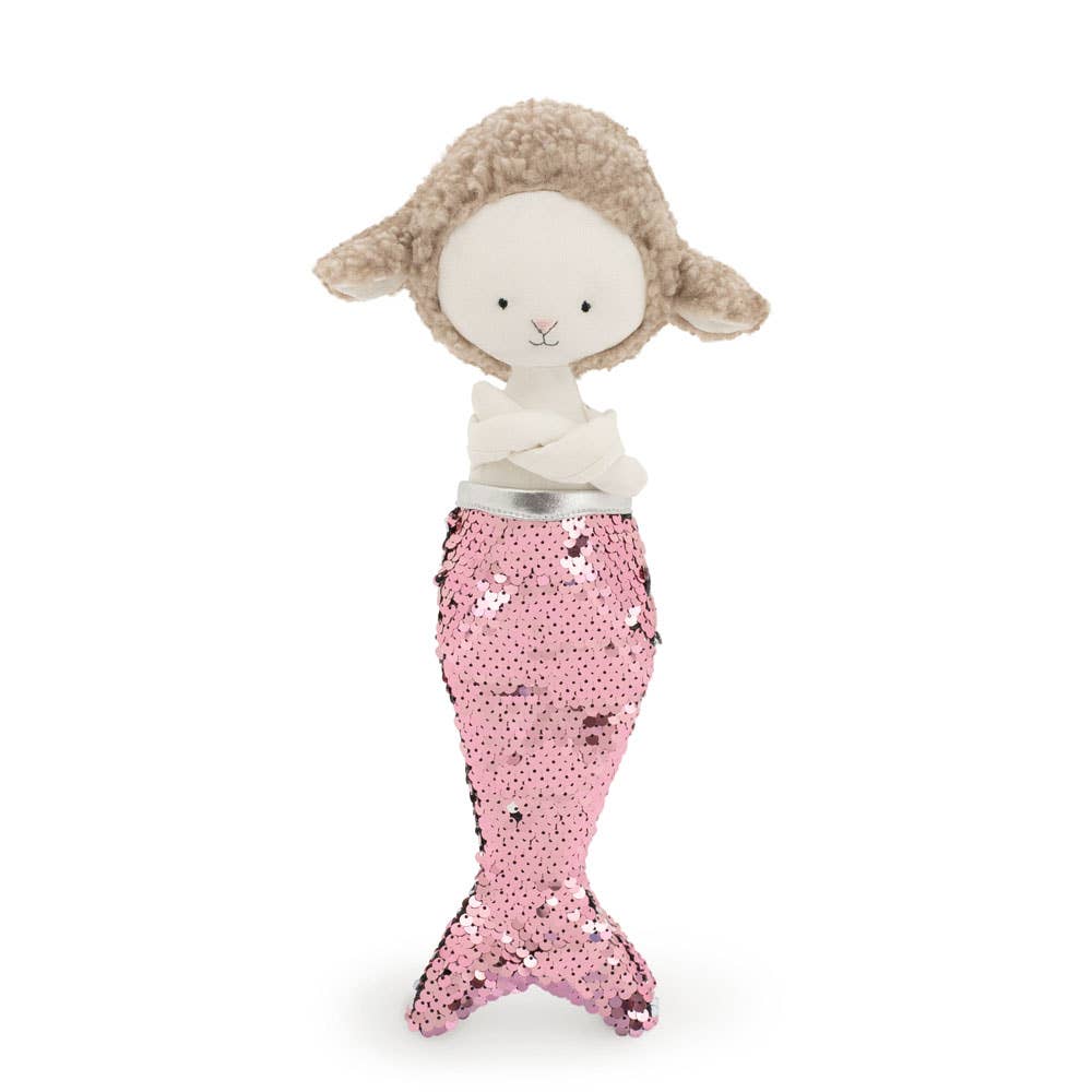Peluche en coton, Zoe La Brebis : Sirène-29cm-3+