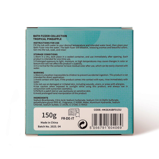 Seasons Summer Tropical Pineapple Scented Bath Bomb