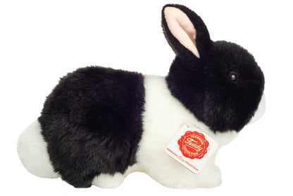 Peluche Lapin noir et blanc