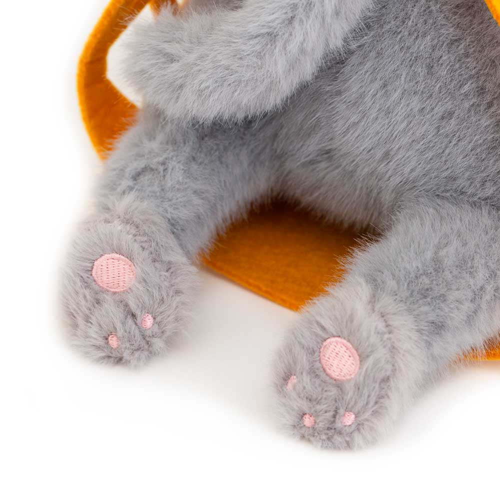 Milo &amp; Millie Plush Toy, Milo the Grey Cat (35 cm) - 0+