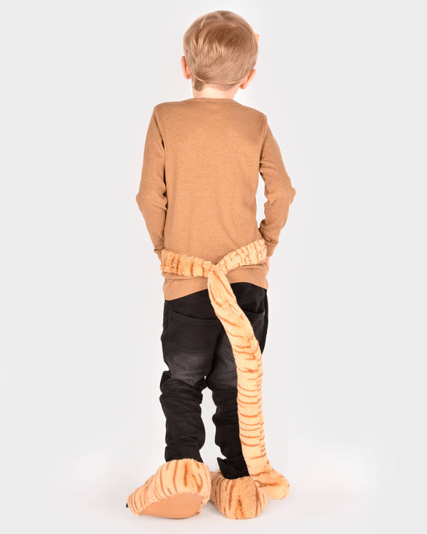 Pantoufles Tiger Taille EU 30-34 + Masque et queue