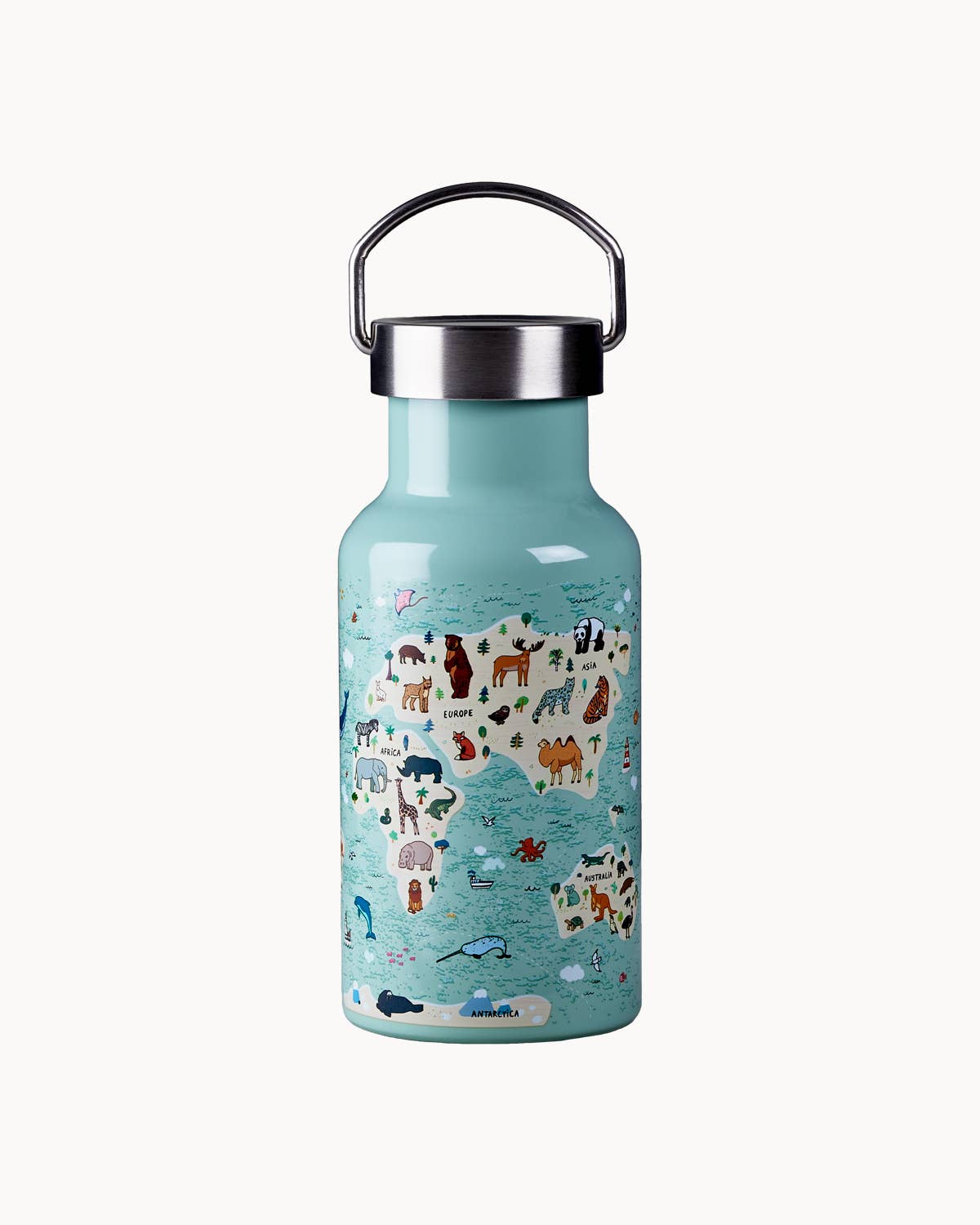 Bioloco Sky Children's Bottle - Animal Map