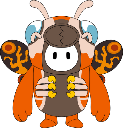 Mothra x Fall Guys Plush (9in)