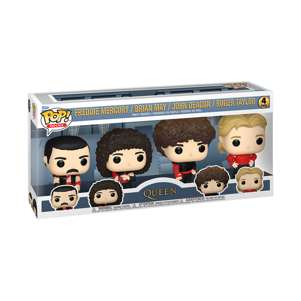 Funko Pop! Queen (Radio Ga Ga) 4-Pack