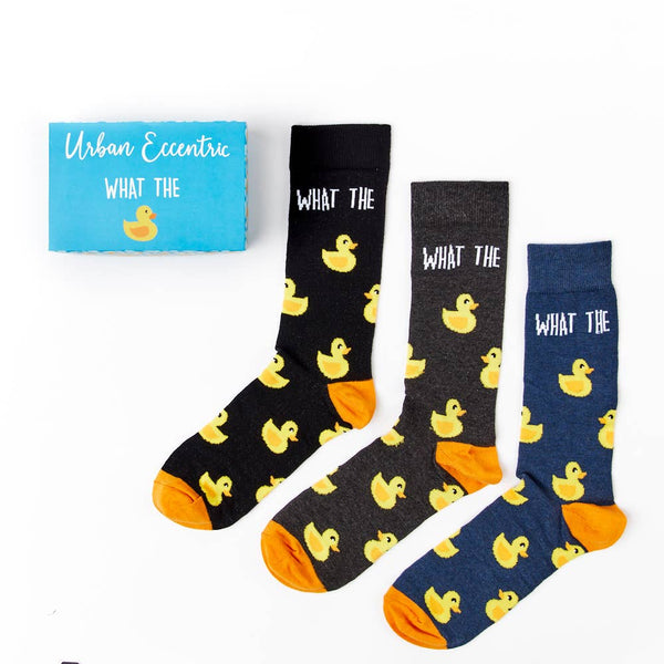"What The Duck" eendensokken cadeauset