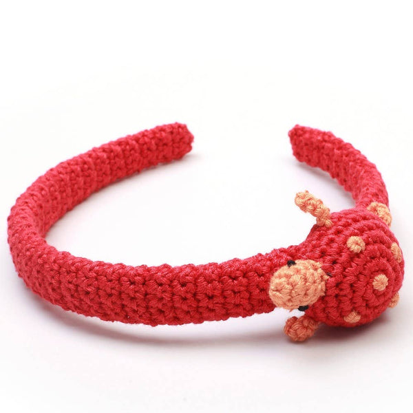 Schildpadhoofdband - Rood