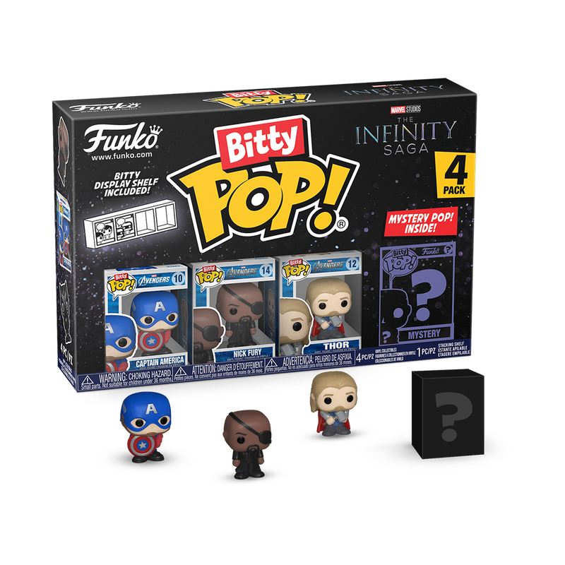 bitty pop marvel the infinity saga 4 pack series 1